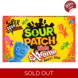 Sour Patch Kids Extreme 99g Theatre Box - American Sour Candies